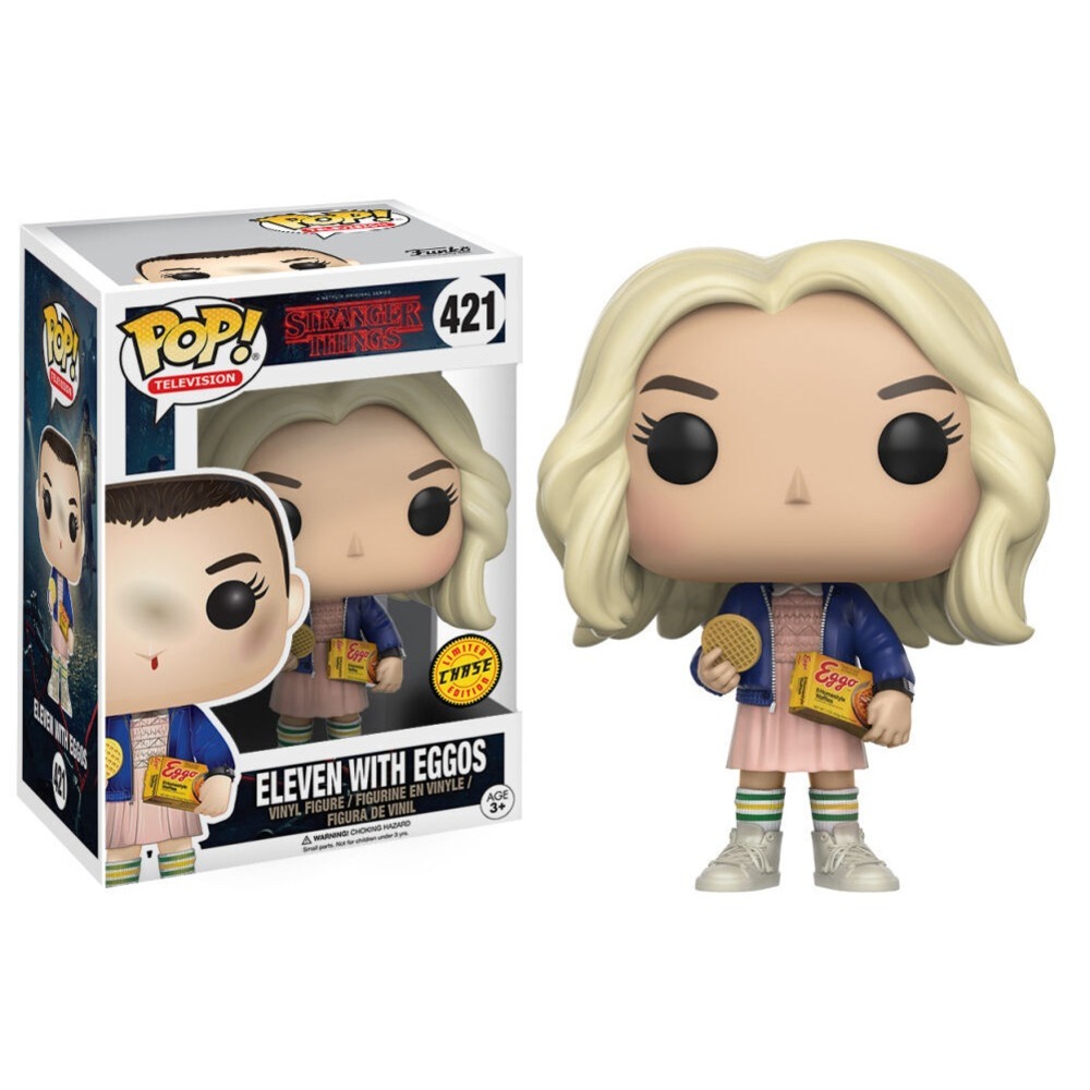 Funko Pop! Vinyl: Stranger Things - Eleven with Eggos (Chase) #421